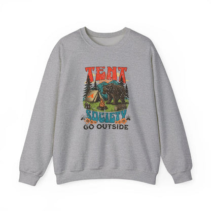 Tent Society Go Outside Unisex Sweatshirt Printify