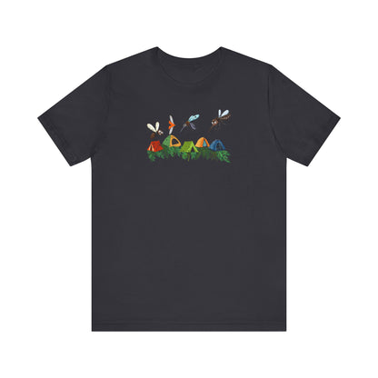 Tent Society Tents and Mosquitos Unisex TShirt