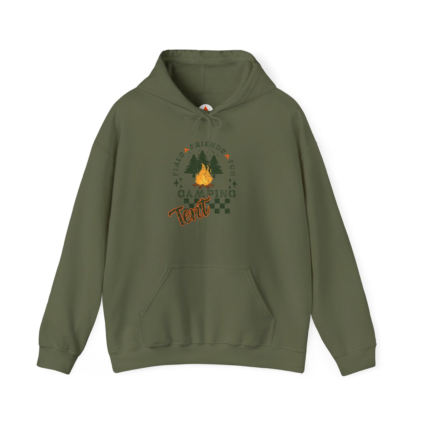 Tent Society Fires Friends Fun Camping Campfire Hoodie