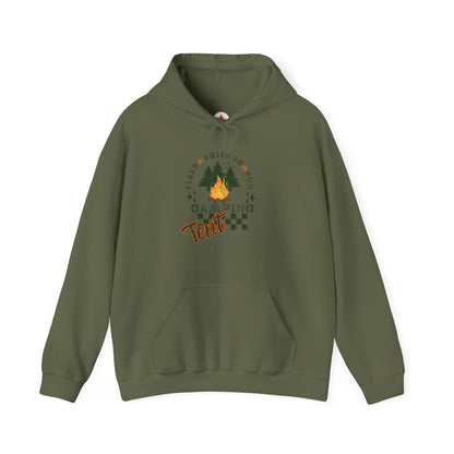 Tent Society Fires Friends Fun Camping Campfire Hoodie