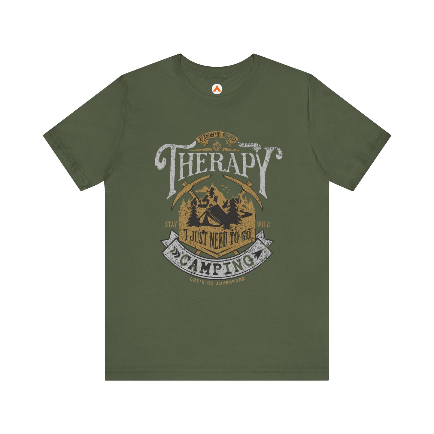 Tent Society Camping Therapy Tshirt