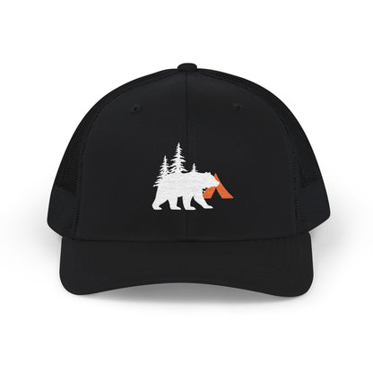Tent Society Bear and Campsite Trucker Hat