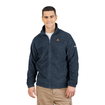 Tent Society Columbia Flece Embroidered Casual Jacket - Tent Society