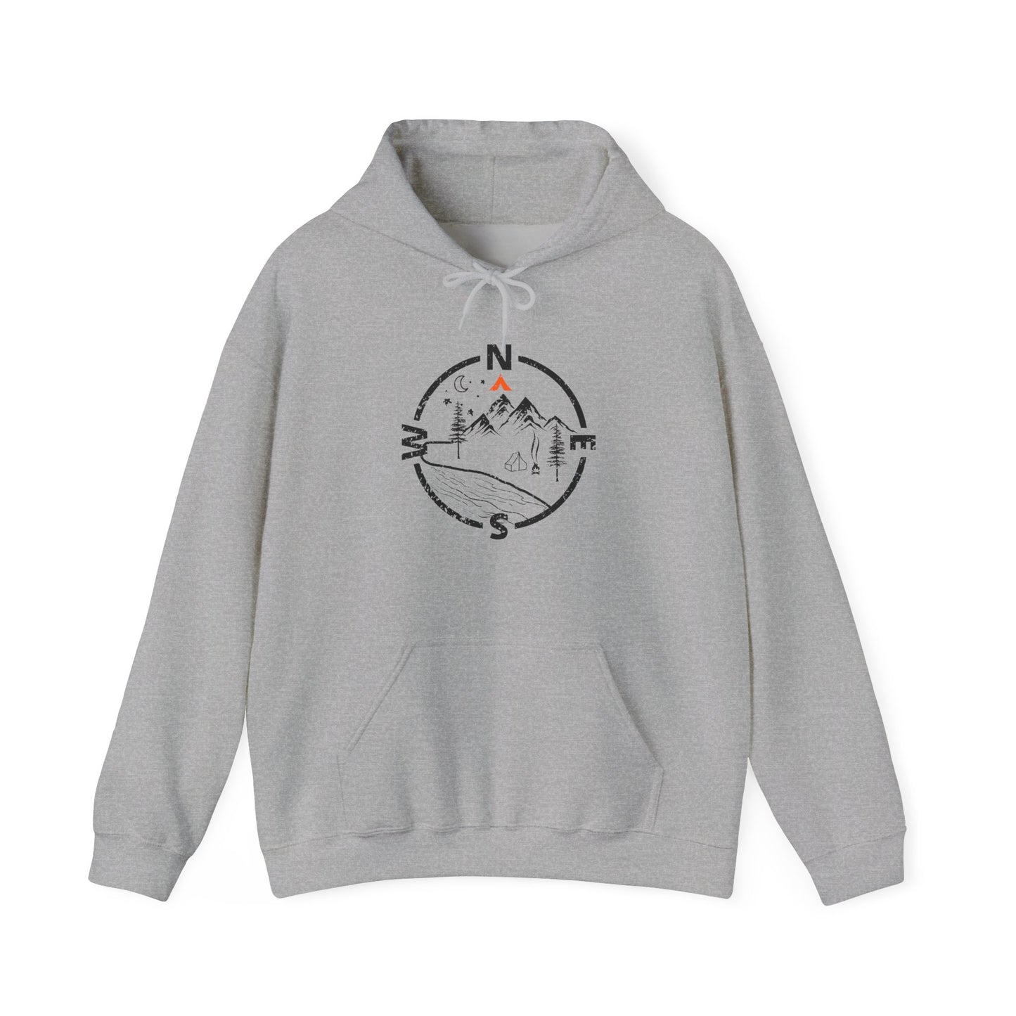 Tent Society Find Your Way Compass Camping Unisex Hoodie