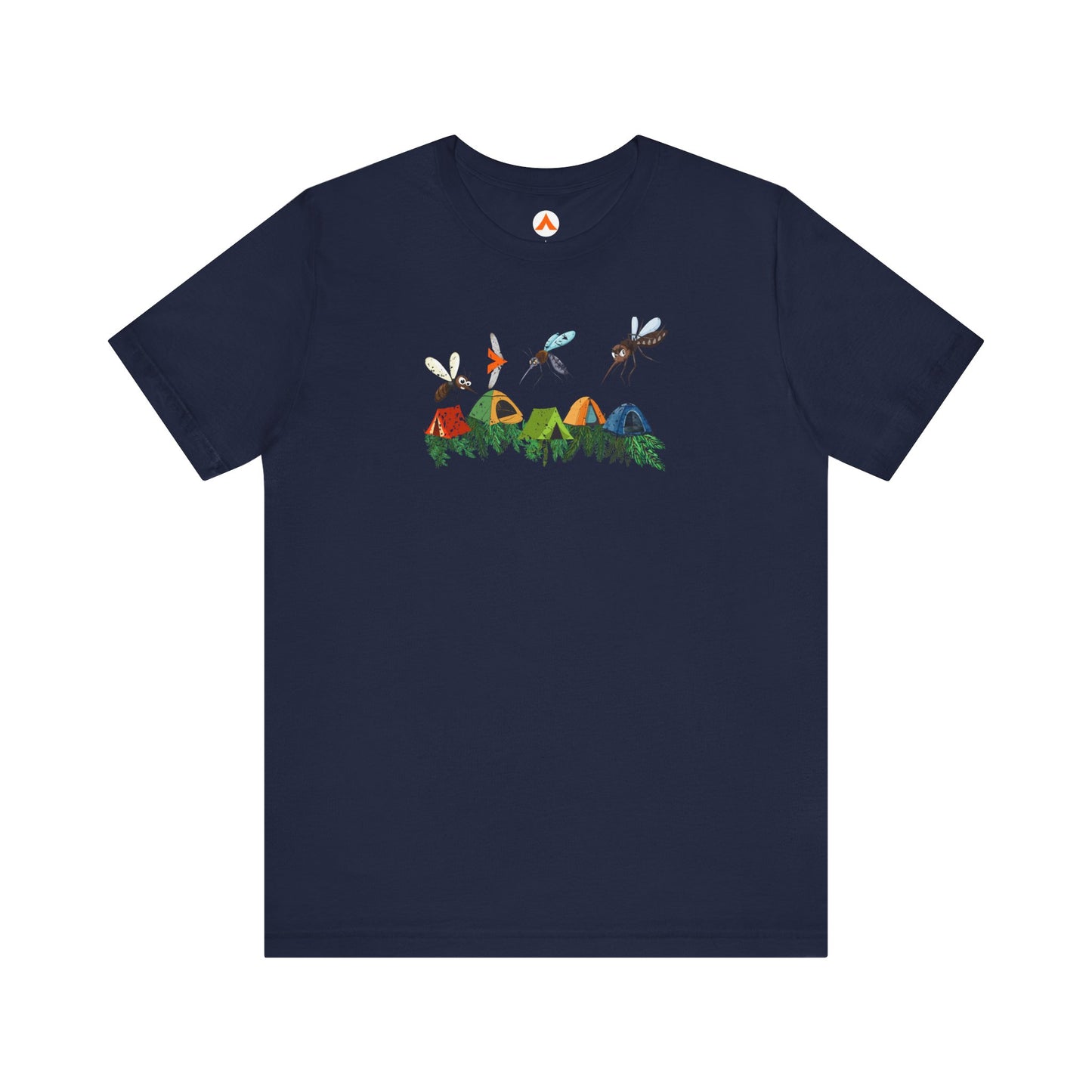 Tent Society Tents and Mosquitos Camping Funny Shirts