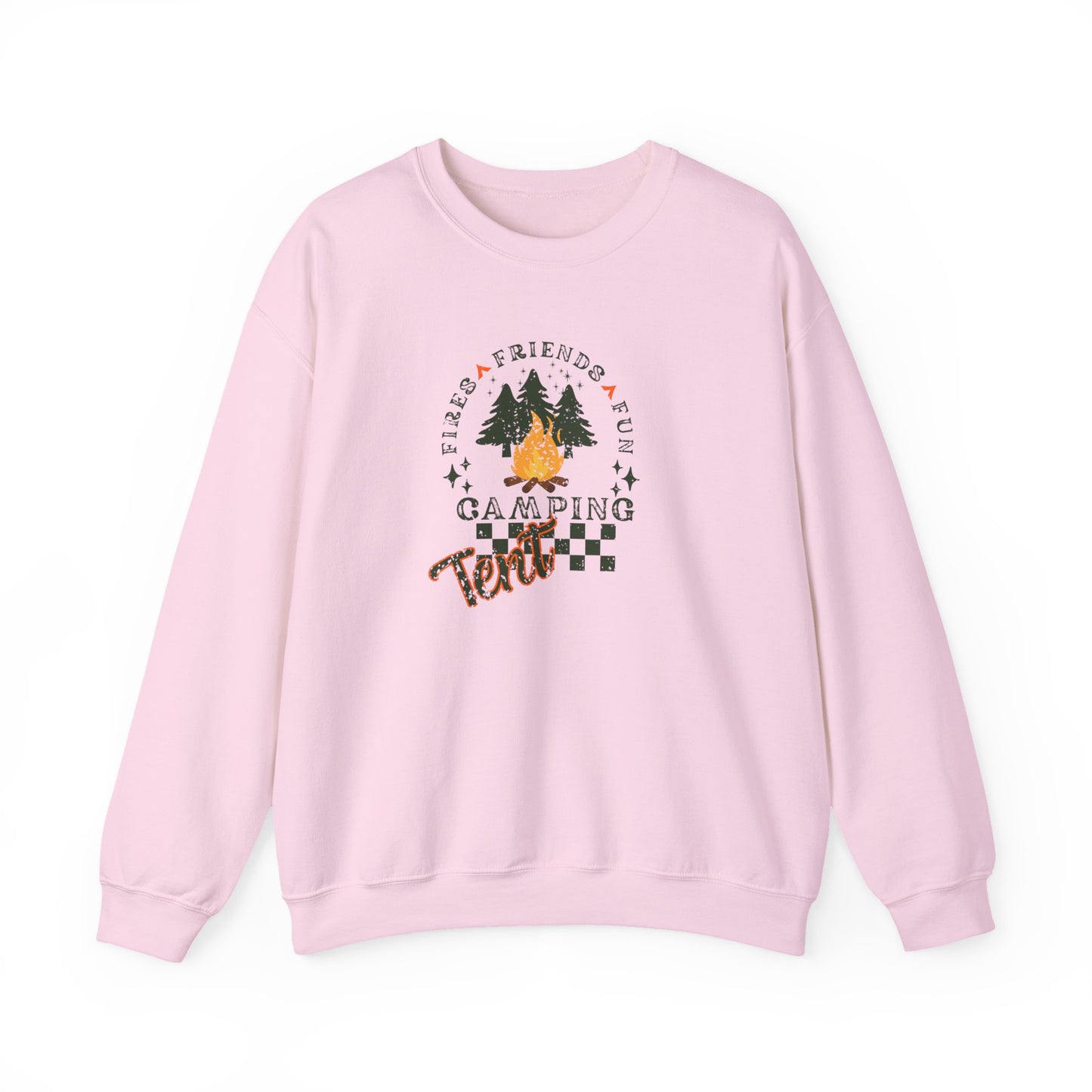 Tent Society Fires Friends Fun Camping Unisex Sweatshirt