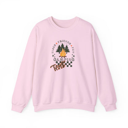 Tent Society Fires Friends Fun Camping Unisex Sweatshirt