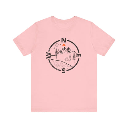 Tent Society Find Your Way Compass Camping Unisex TShirt