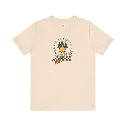 Tent Society Fires Friends Fun Camping Funny Shirts