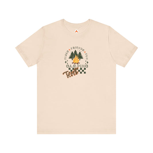 Tent Society Fires Friends Fun Camping Funny Shirts