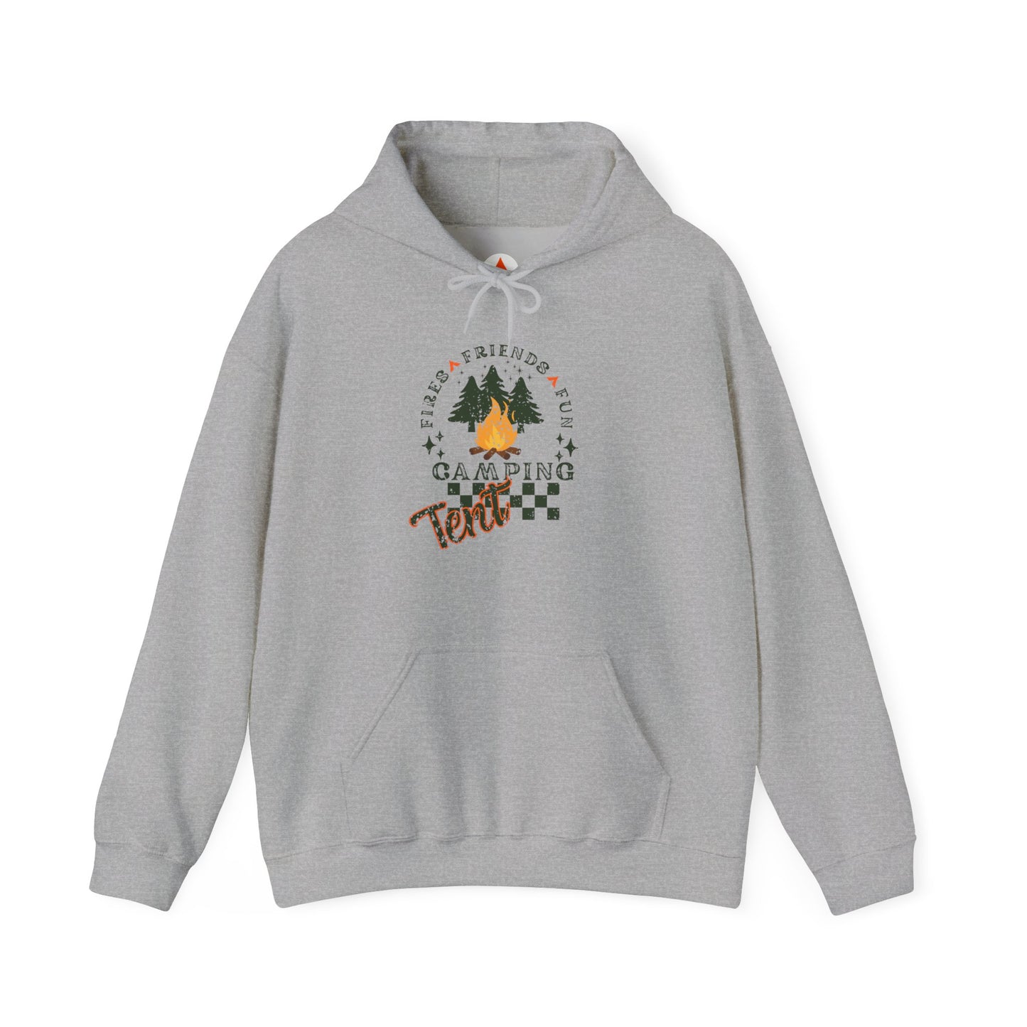 Tent Society Fires Friends Fun Camping Campfire Hoodie