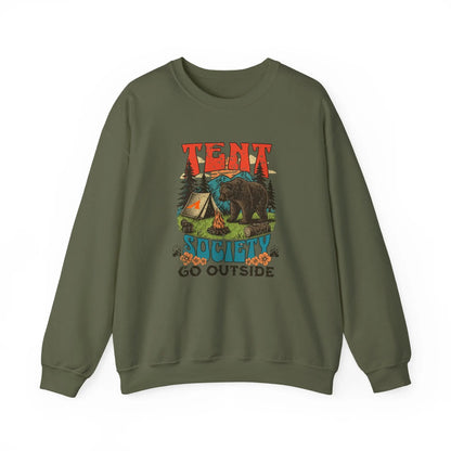Tent Society Go Outside Unisex Sweatshirt Printify