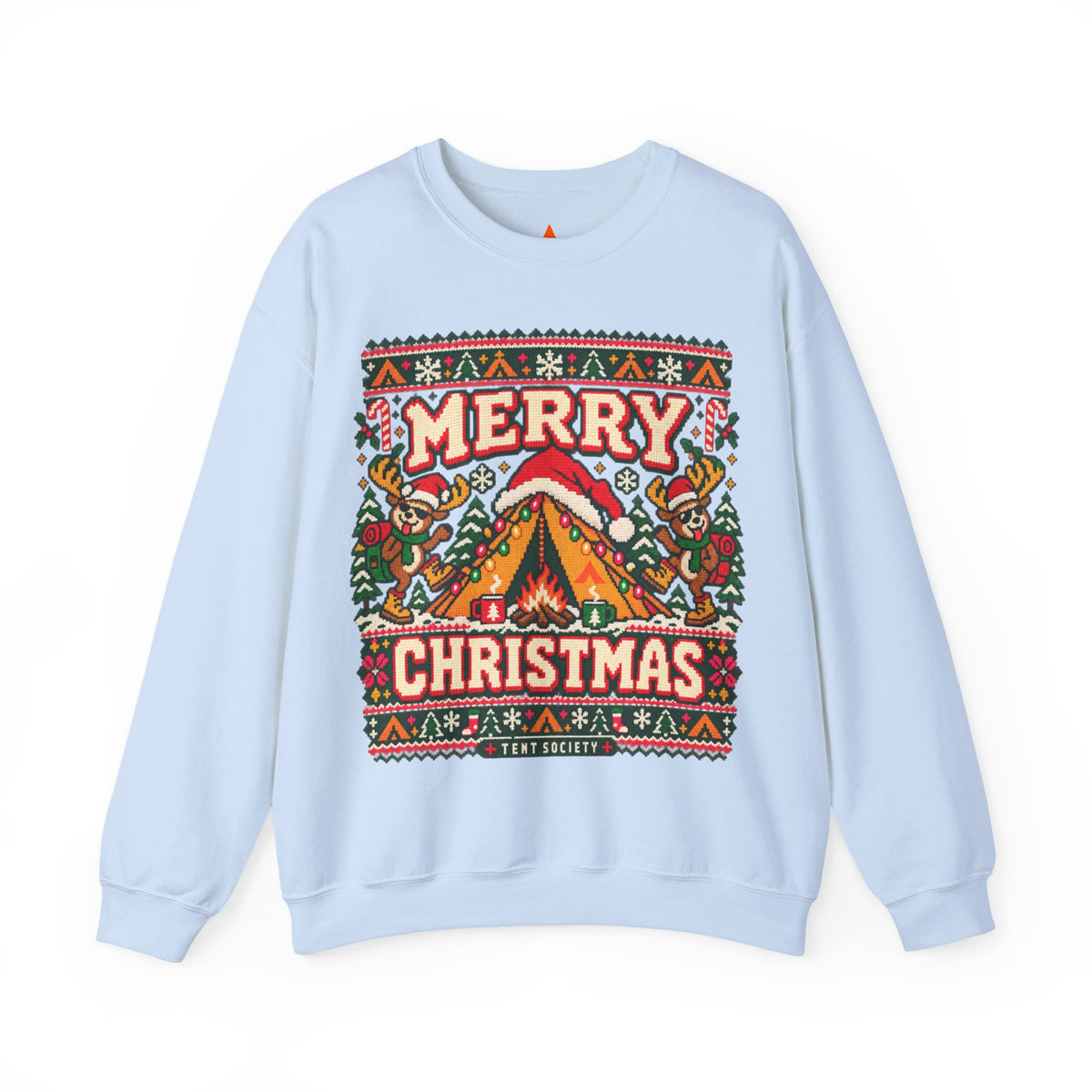 Merry Christmas Campfire Crewneck Sweatshirt