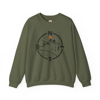 Tent Society Find Your Way Compass Camping Unisex Hiking Sweatshirt