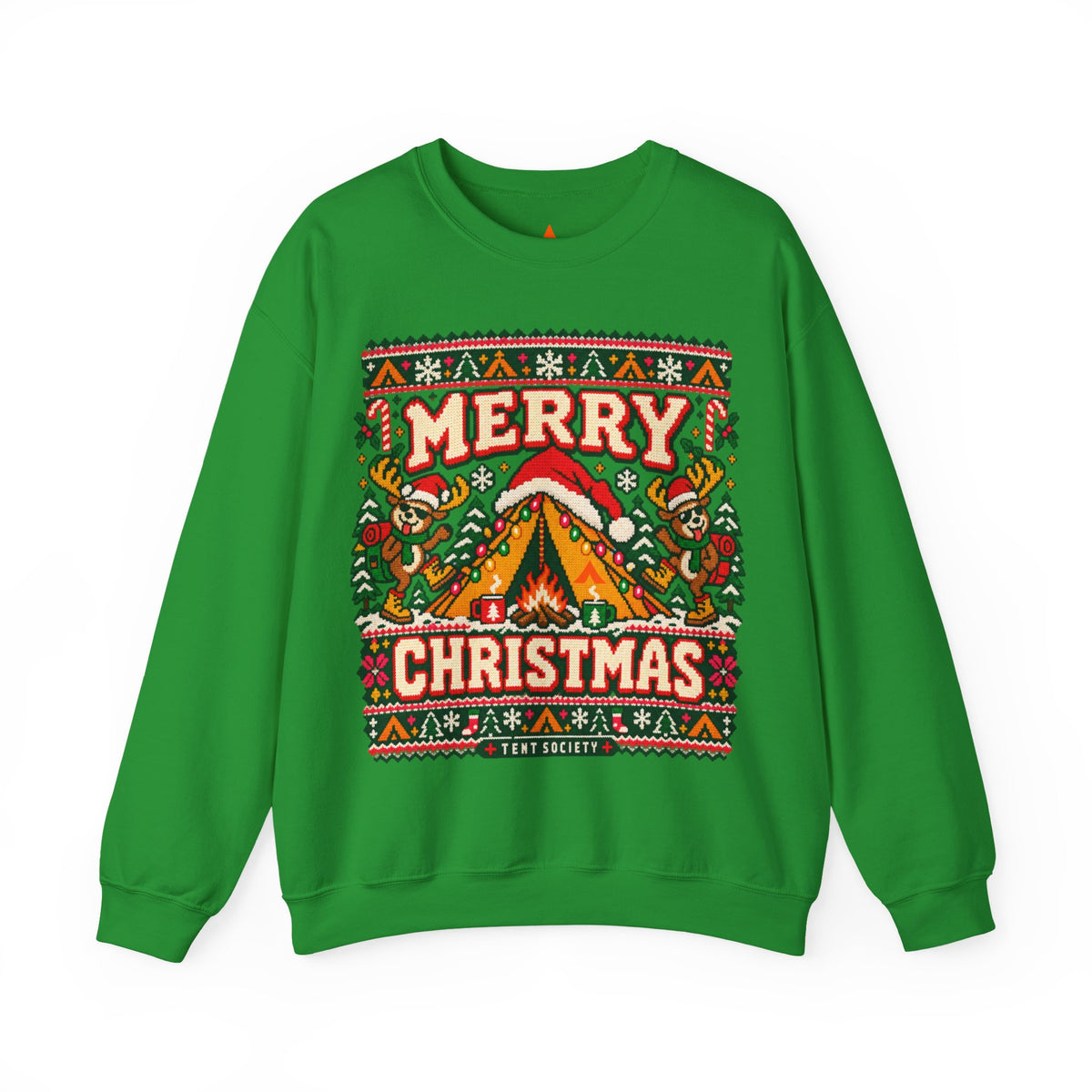 Merry Christmas Campfire Crewneck Sweatshirt