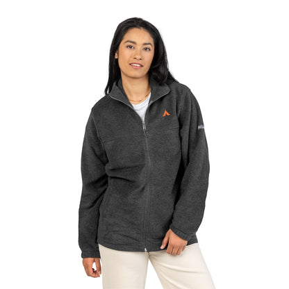 Tent Society Columbia Flece Embroidered Casual Jacket - Tent Society