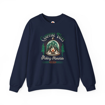 Tent Society Campfire Sweatshirts Tales Making Memories