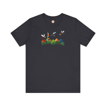 Tent Society Tents and Mosquitos Camping Funny Shirts