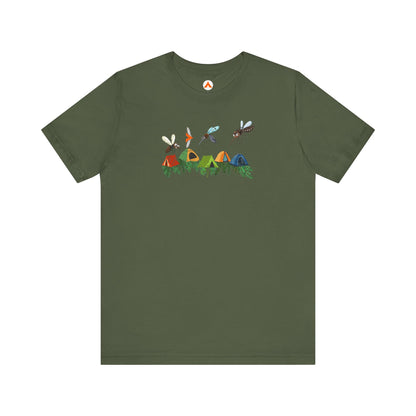 Tent Society Tents and Mosquitos Camping Funny Shirts