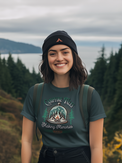 Tent Society Campfire Tales Making Memories Unisex TShirt