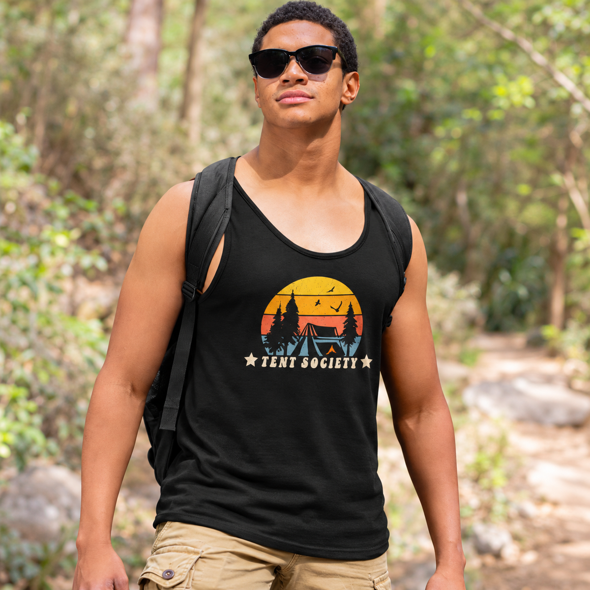 Sunset Camping Tank