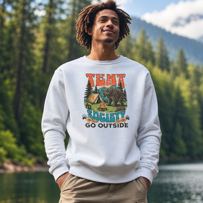 Tent Society Go Outside Unisex Sweatshirt