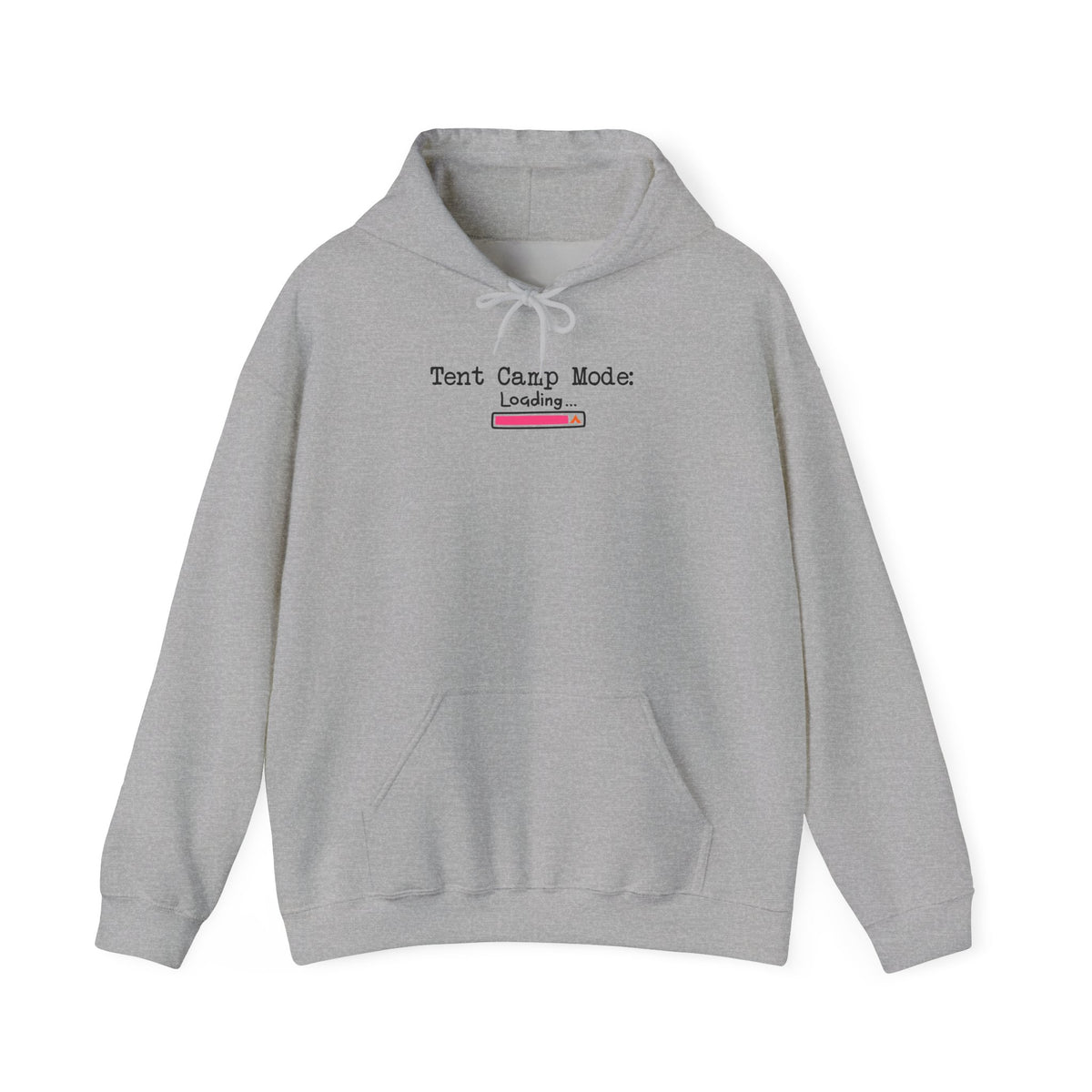 Tent Society Tent Camp Mode Loading Unisex Hoodie