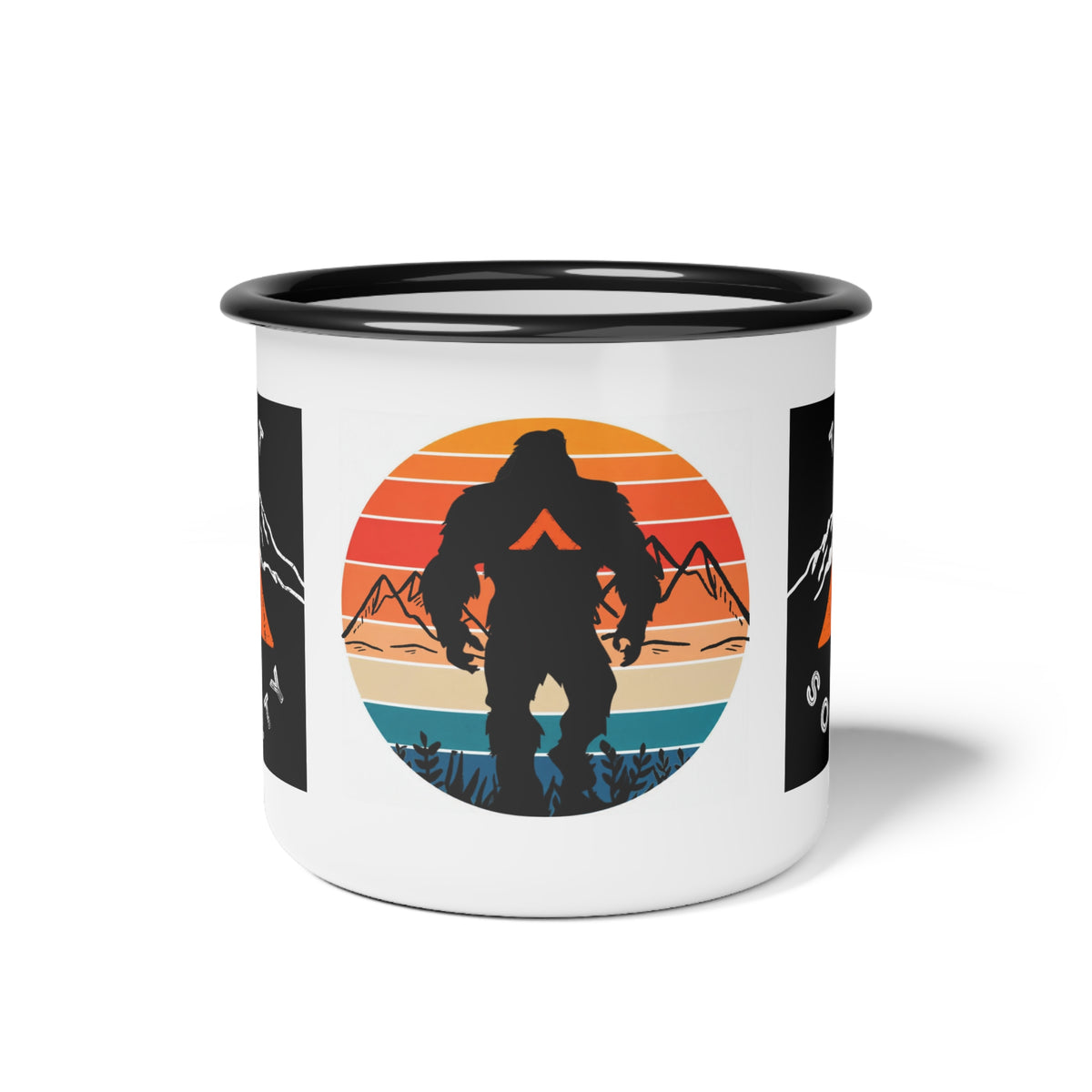 Tent Society Enamel Camp Cup – Vintage Mountain Hiking Mug