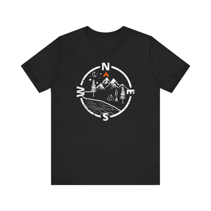 Tent Society Find Your Way Compass Camping Unisex TShirt