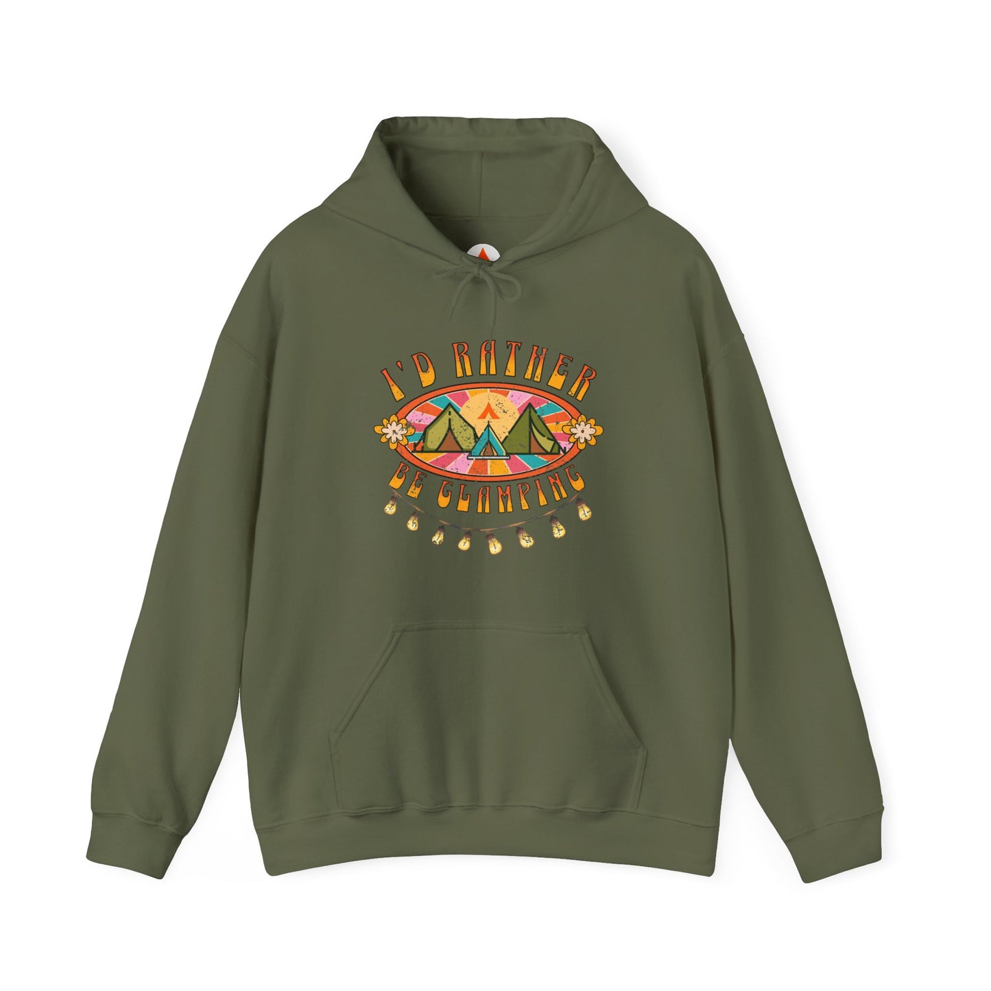 Tent Society I'd Rather Be Glamping Near Me Unisex Hoodie