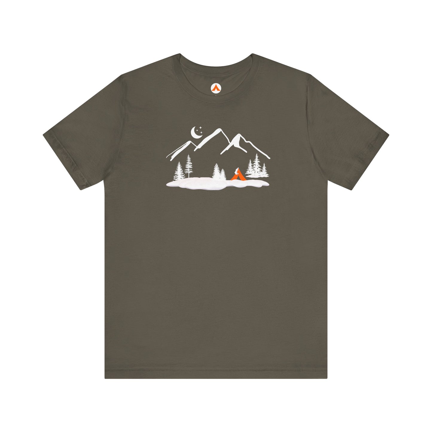 Tent Society Snow in the Mountains Snow TShirt