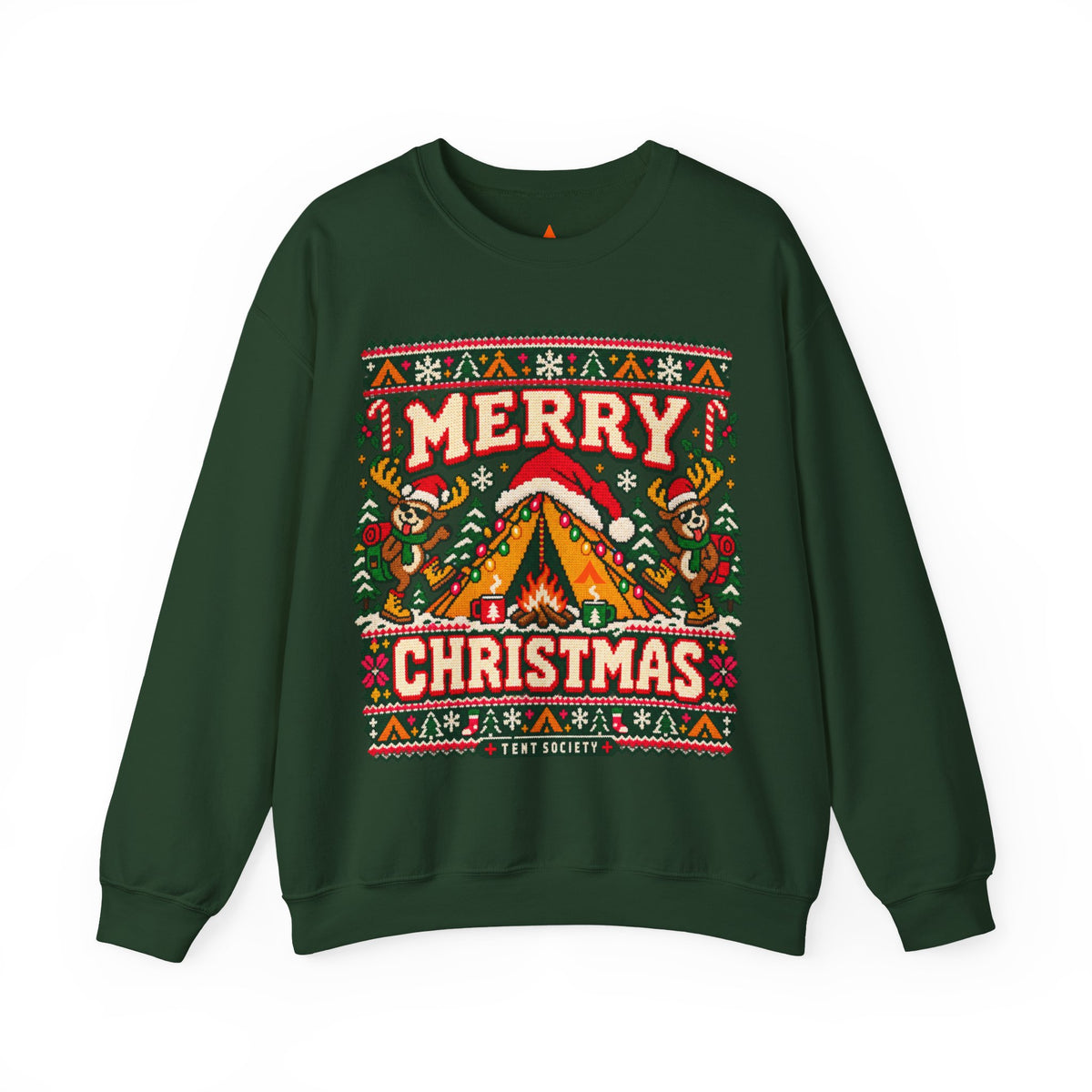Merry Christmas Campfire Crewneck Sweatshirt