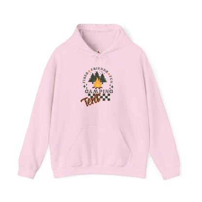 Tent Society Fires Friends Fun Camping Unisex Hoodie