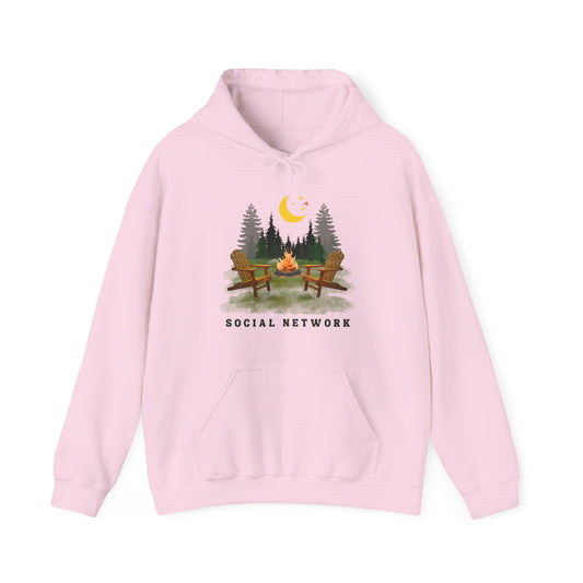 Tent Society Social Network Unisex Camping Hoodie - Tent Society