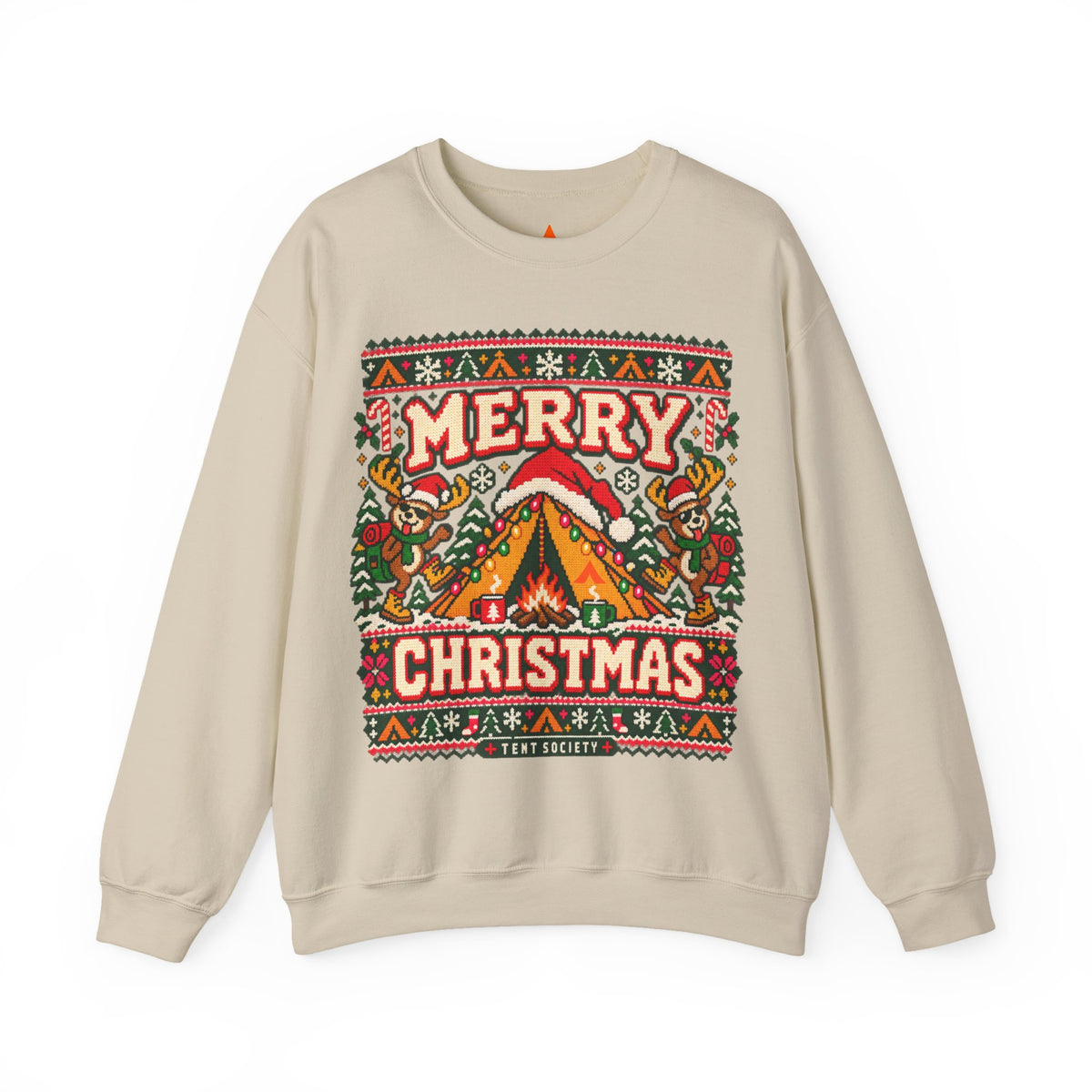 Merry Christmas Campfire Crewneck Sweatshirt