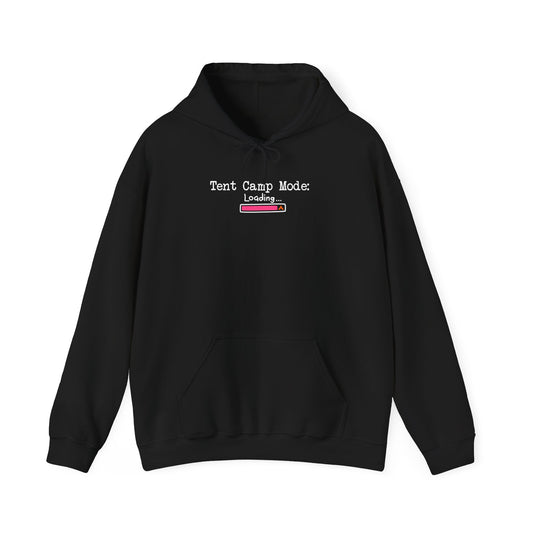 Tent Society Tent Camp Mode Loading Unisex Hoodie