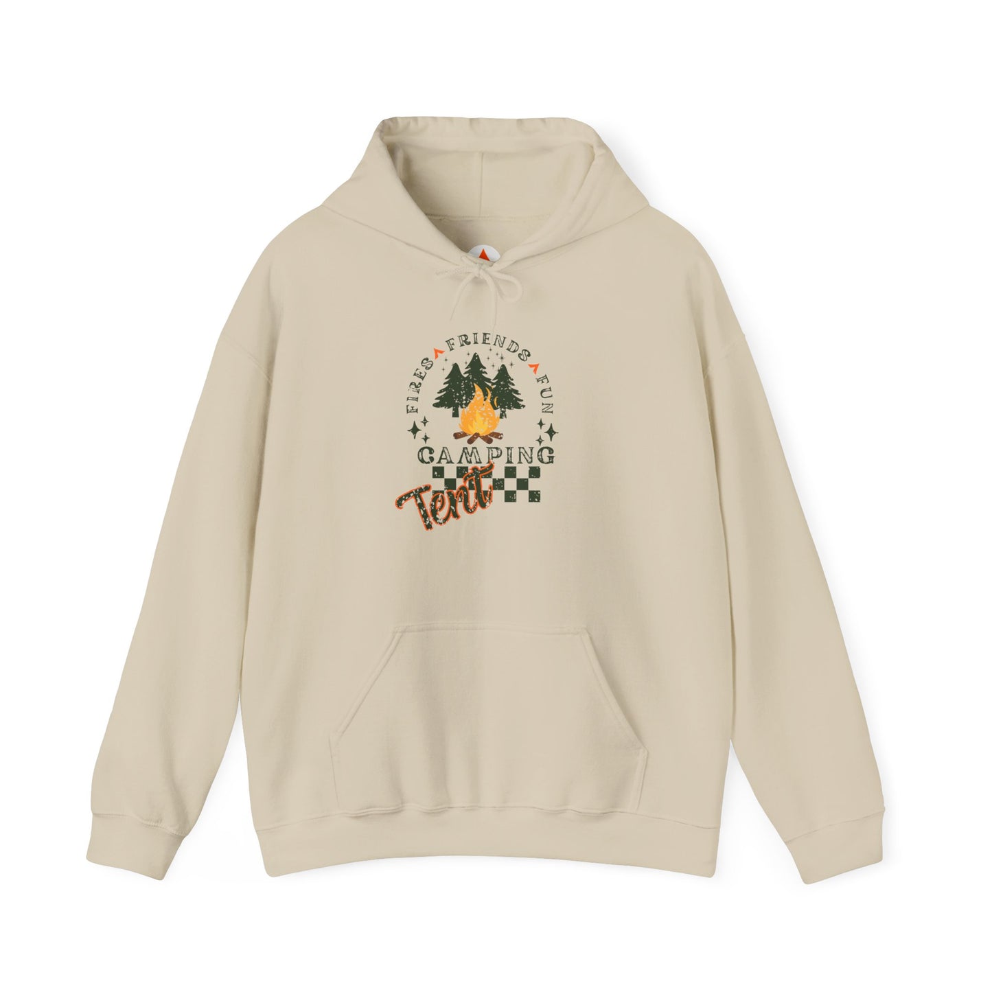 Tent Society Fires Friends Fun Camping Campfire Hoodie