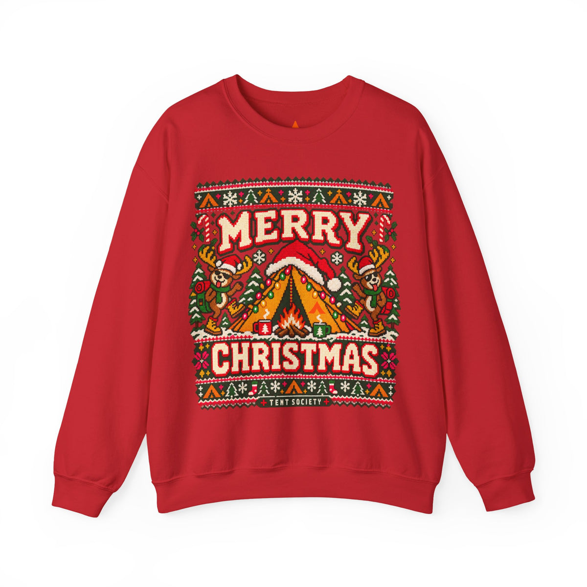 Merry Christmas Campfire Crewneck Sweatshirt