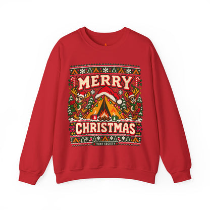 Merry Christmas Campfire Crewneck Sweatshirt