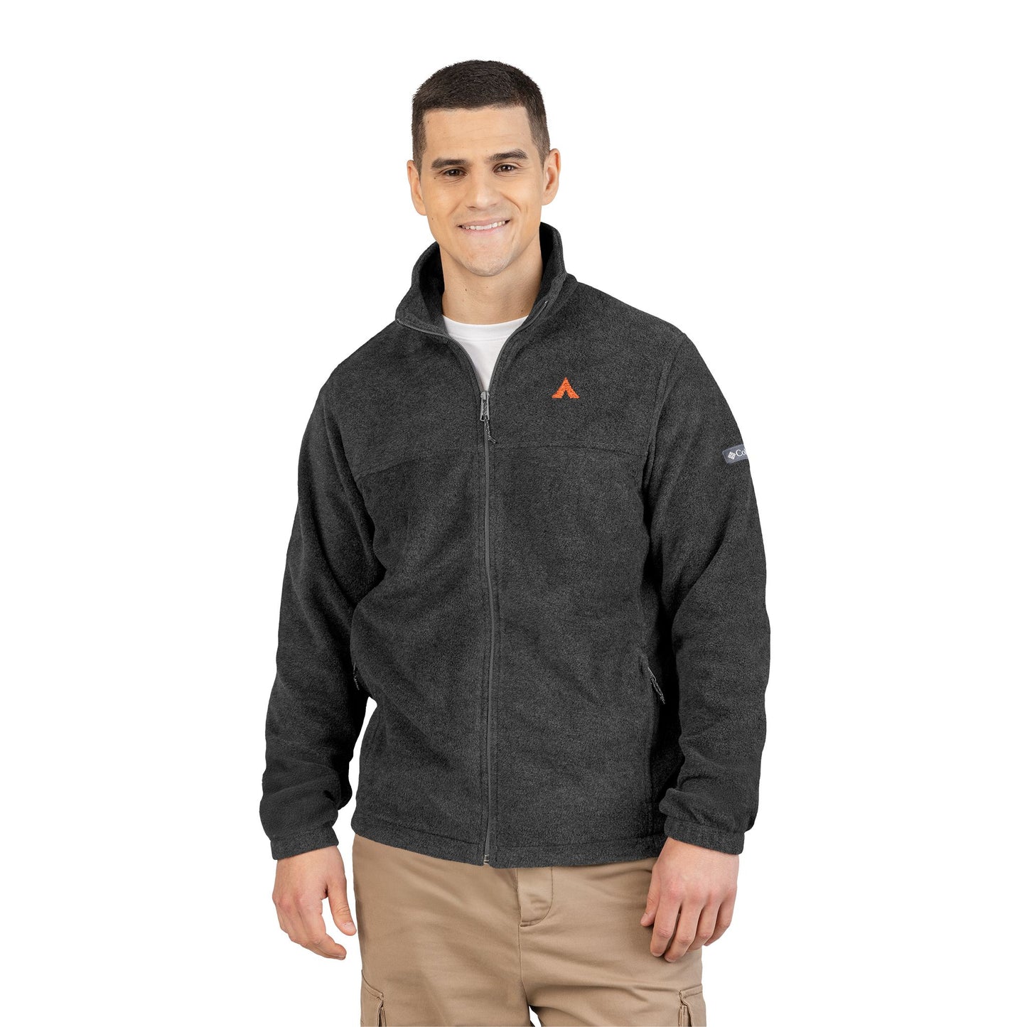 Tent Society Columbia Flece Embroidered Casual Jacket - Tent Society