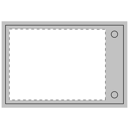 Double-Sided Grommet Flag — Orange Tent Camping Design