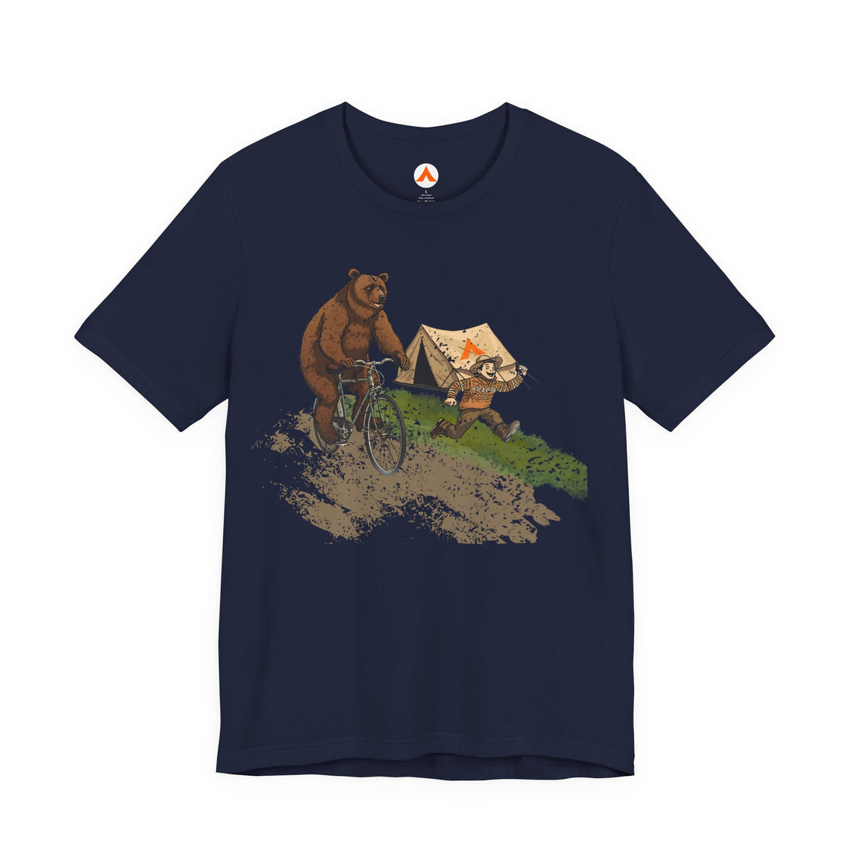 Bear On A Bike Tee