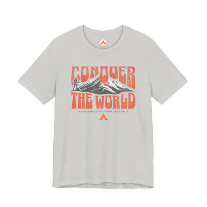 Tent Society Conquer the World Hiking Tshirt