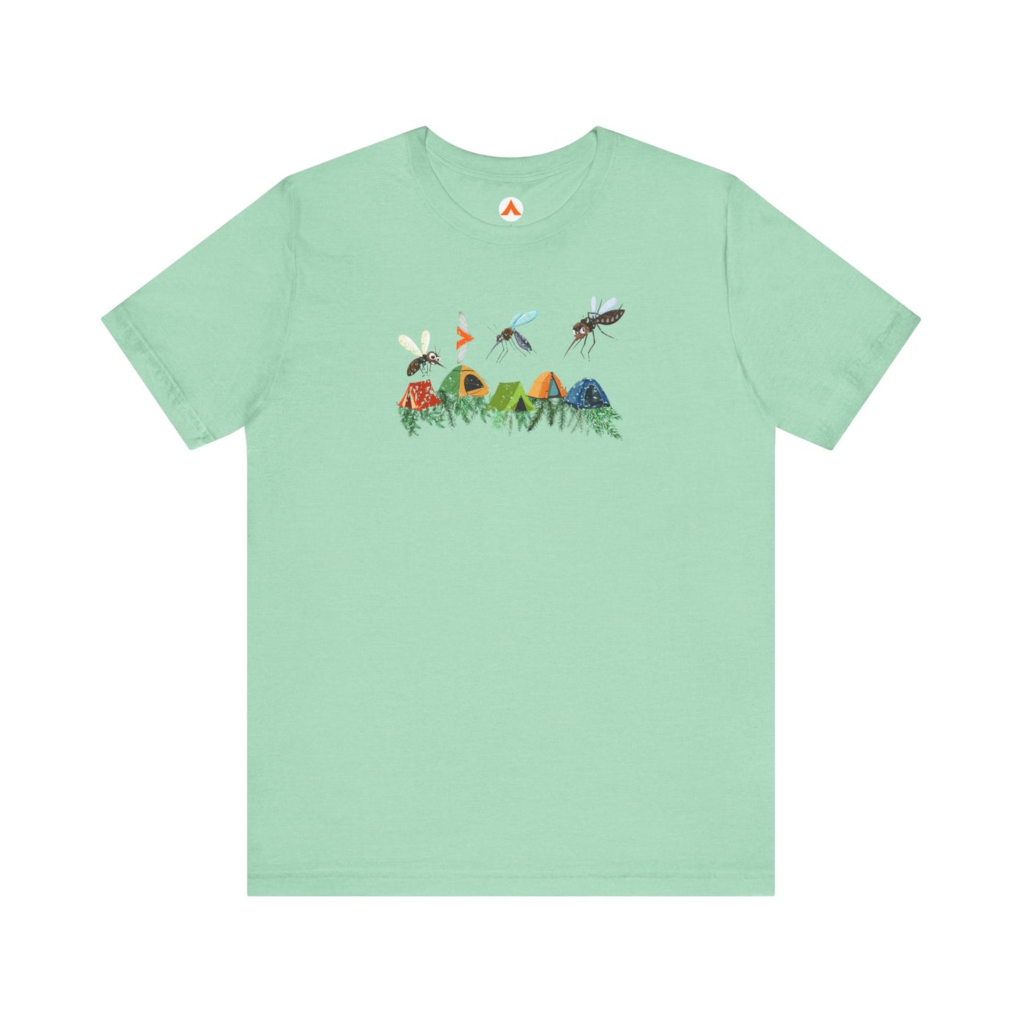 Tent Society Tents and Mosquitos Camping Funny Shirts