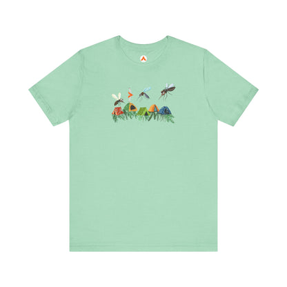 Tent Society Tents and Mosquitos Camping Funny Shirts