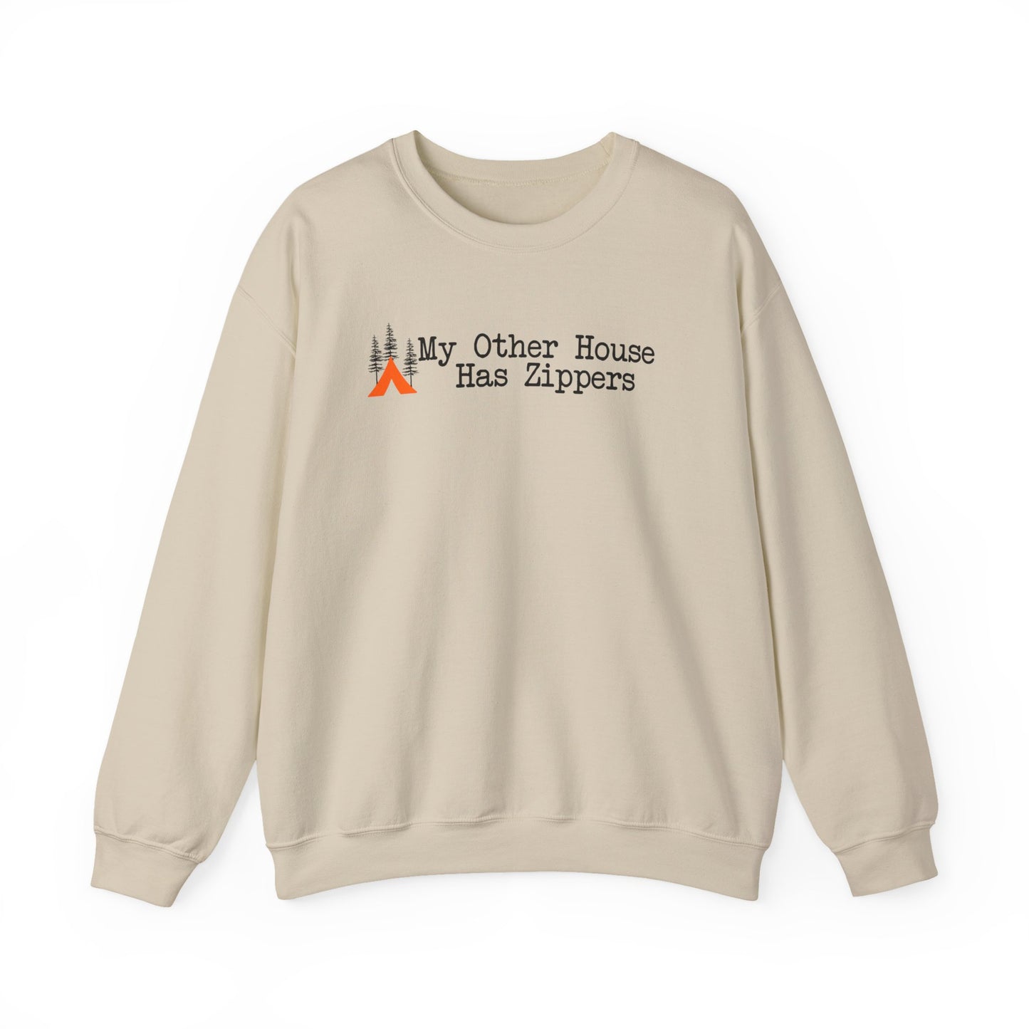 Tent Society My Other House Has Zippers Unisex Sweatshirt