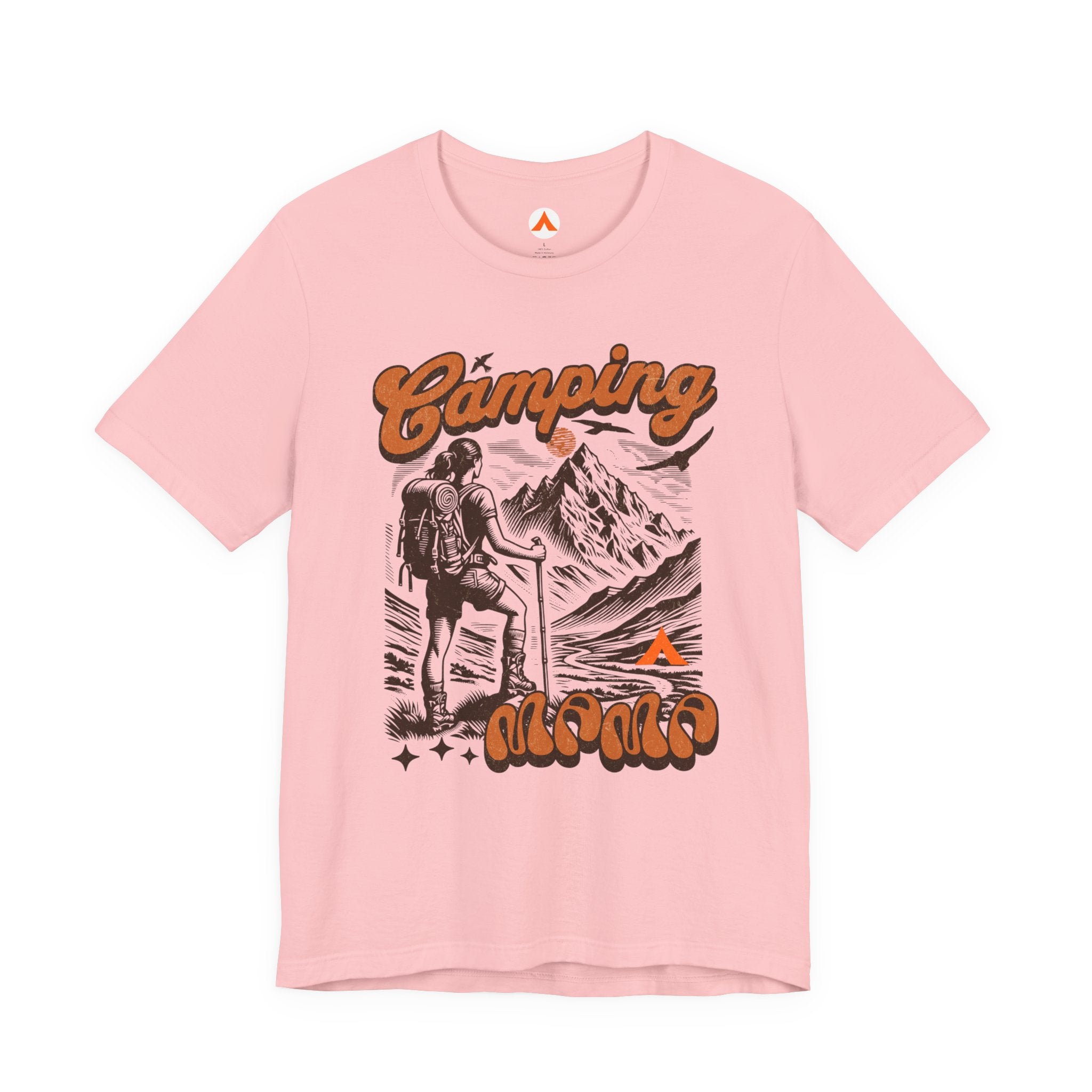 Camping Mama TShirt | Tent Retro Outdoor Mom Tee - Tent – Tent Society