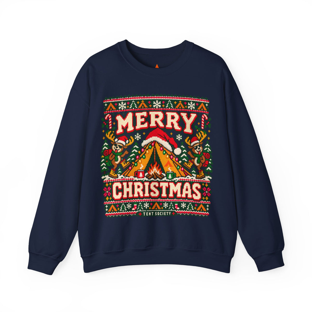 Merry Christmas Campfire Crewneck Sweatshirt