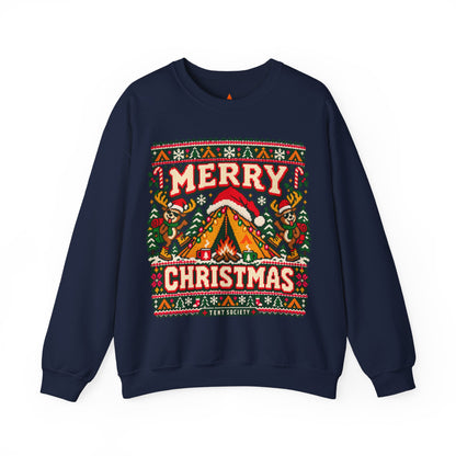 Merry Christmas Campfire Crewneck Sweatshirt