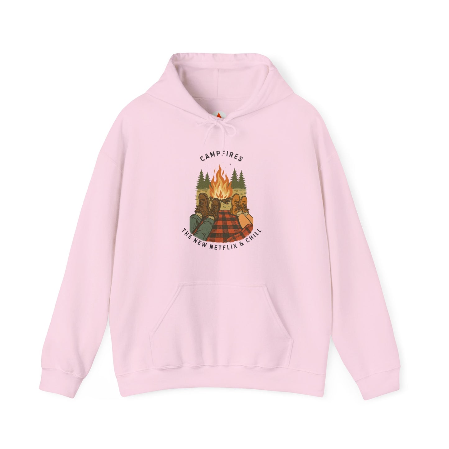Tent Society Campfires the New Netflix and Chill Unisex Hoodie